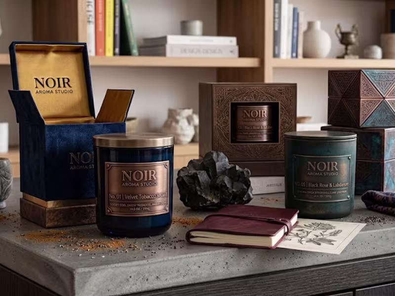 Cover image for 🕯️ Luxury Candle Collection Packaging