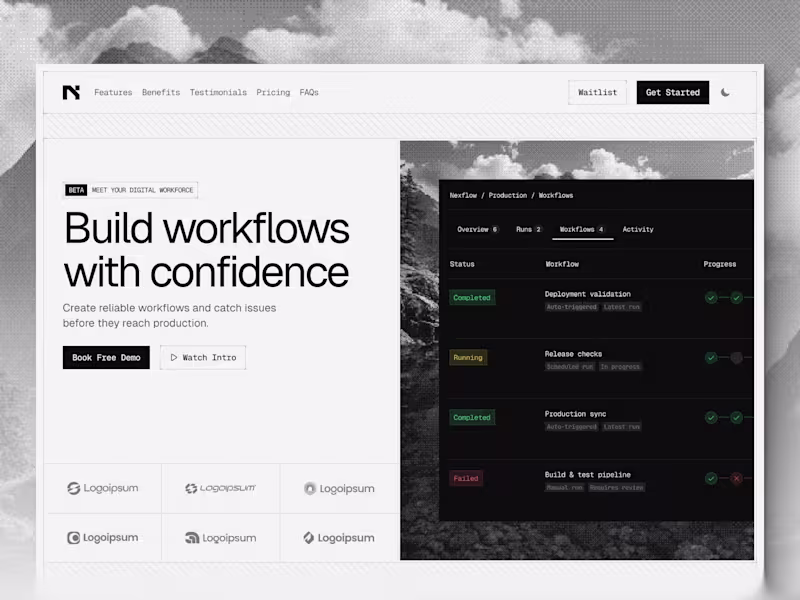 Cover image for Nexflow SaaS Template — Design & Development