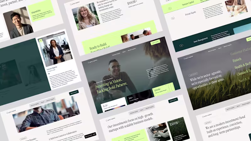 Cover image for Grey Capital Website Redesign