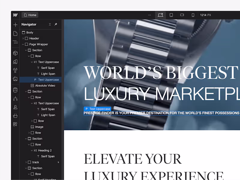 Cover image for UI Design & Webflow Development