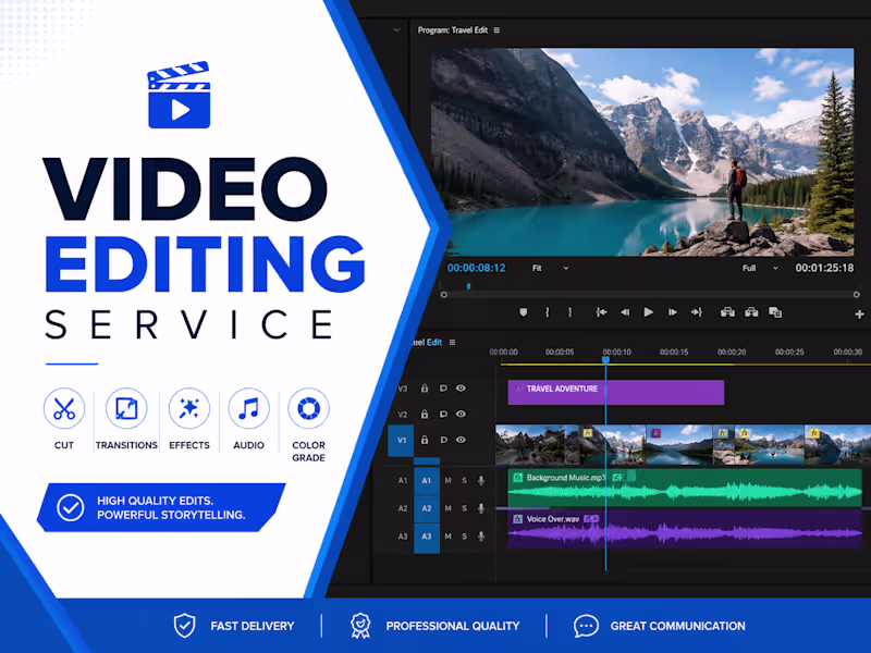 Cover image for Video Editing & Post Production