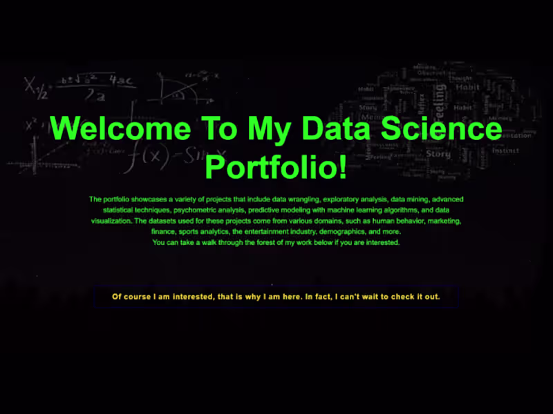 Cover image for Portfolio Website