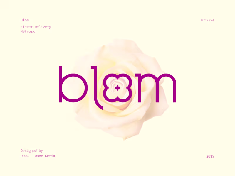 Cover image for Blom Logo Design