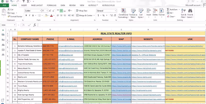 Cover image for Data Entry | Research| Prospect Lists