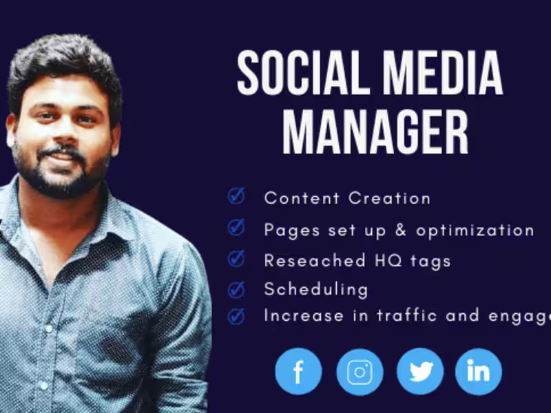 Cover image for Social Media Manager