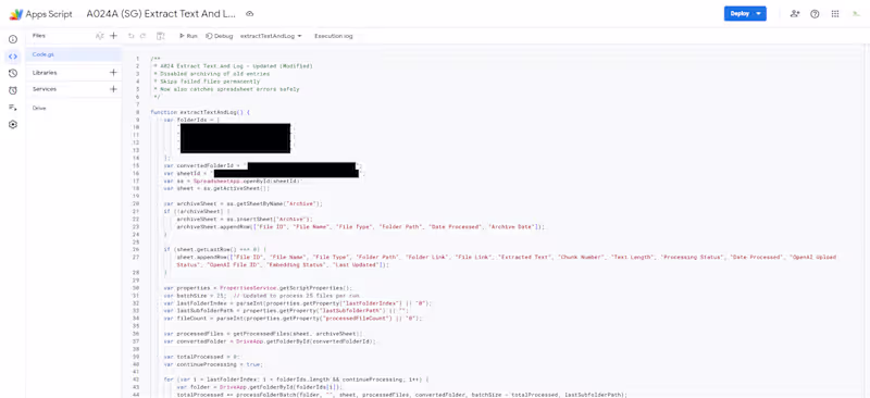 Cover image for A024A Extract Text And Logging