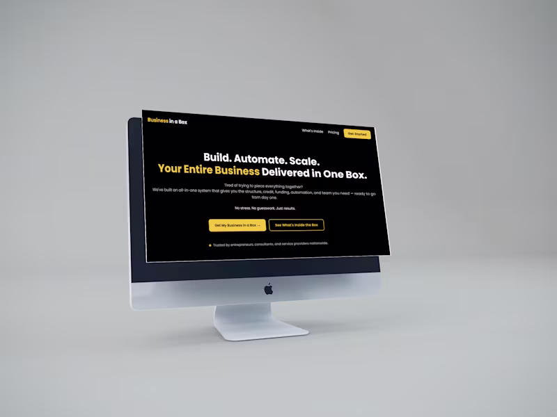 Cover image for Designed a Landing Page For a Credit Repairer on Gohighlevel