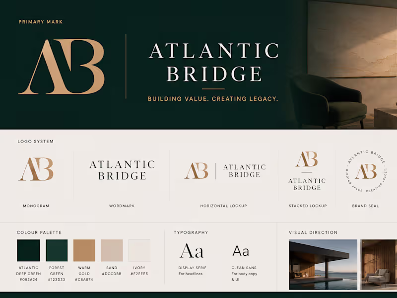Cover image for Atlantic Bridge Brand Identity Enhancement
