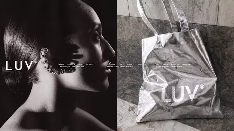 Cover image for LUV Brand Identity Design