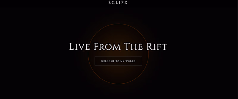 Cover image for Eclipx - Artist Brand Landing Page