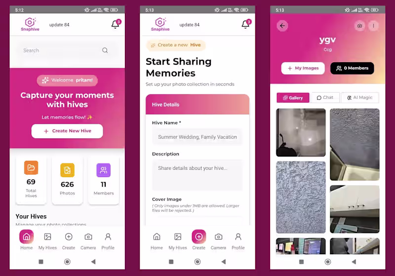 Cover image for Social Photo Sharing - Mobile