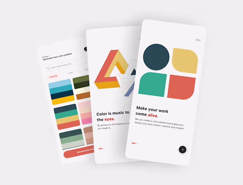 Cover image for Curlors App (UI Design)
