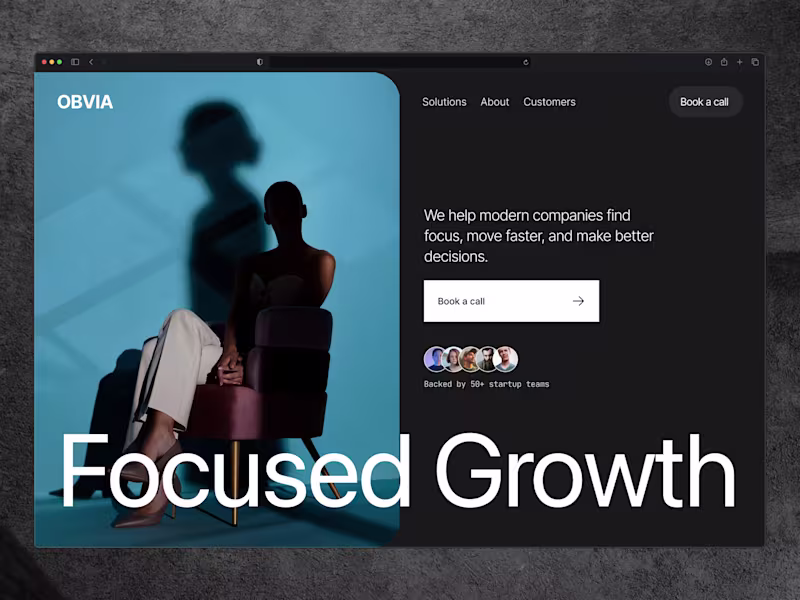Cover image for Website design for OBVIA, a