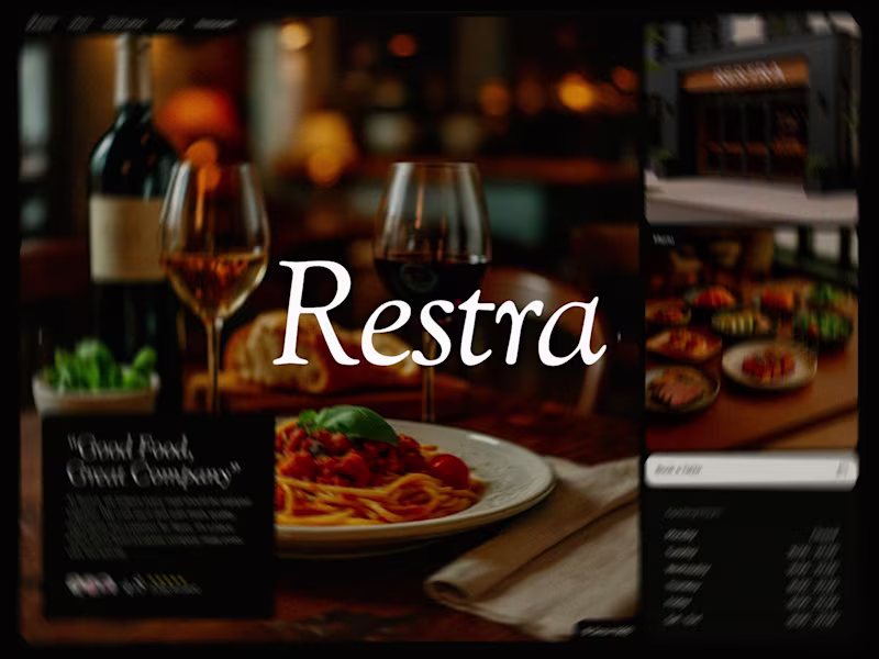 Cover image for Restra | Premium Restaurant Website