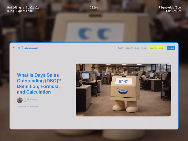 Cover image for Designing a Scalable Blog Experience for Stuut