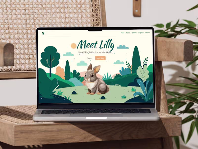 Cover image for Lilly's Leap: A Heartwarming Website for a Rescued Bunny