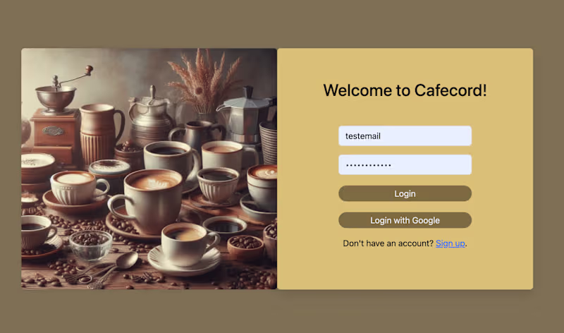 Cover image for Cafecord - A chat platform