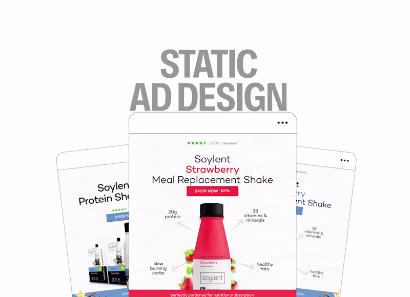 Cover image for Soylent - Static Ad Design
