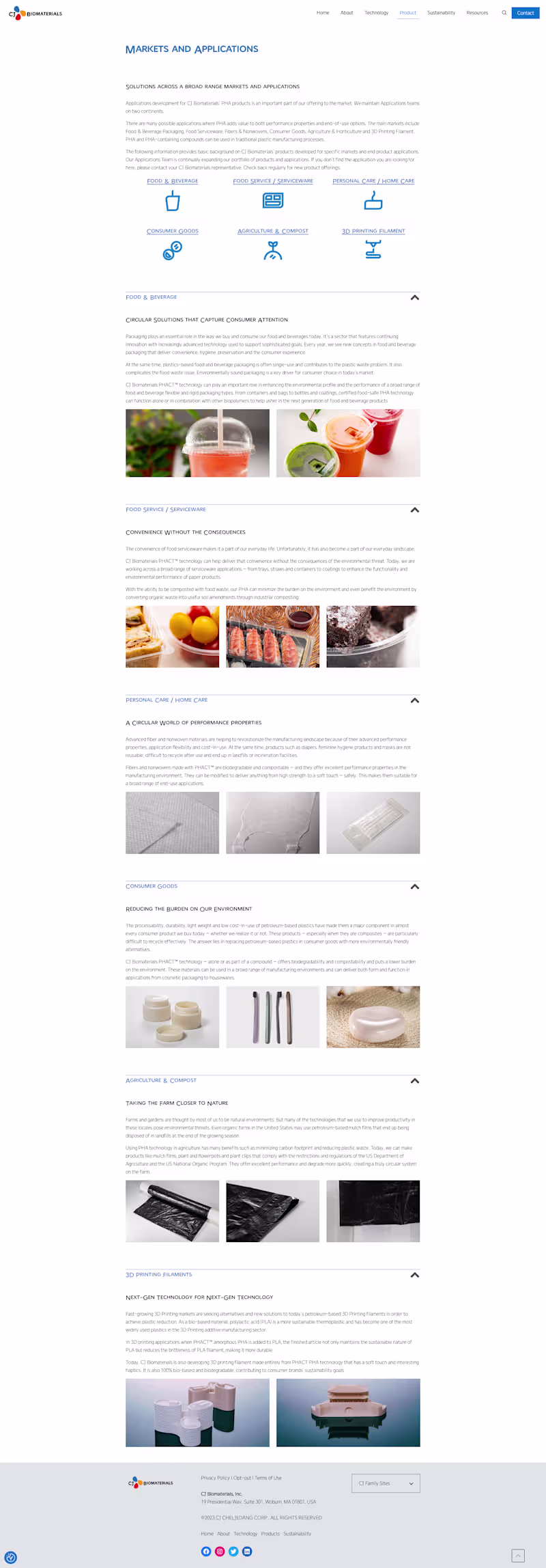 Cover image for CJ Biomaterials was a recent