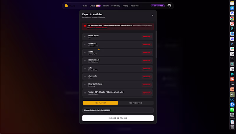 Cover image for Export API Youtube V3 
