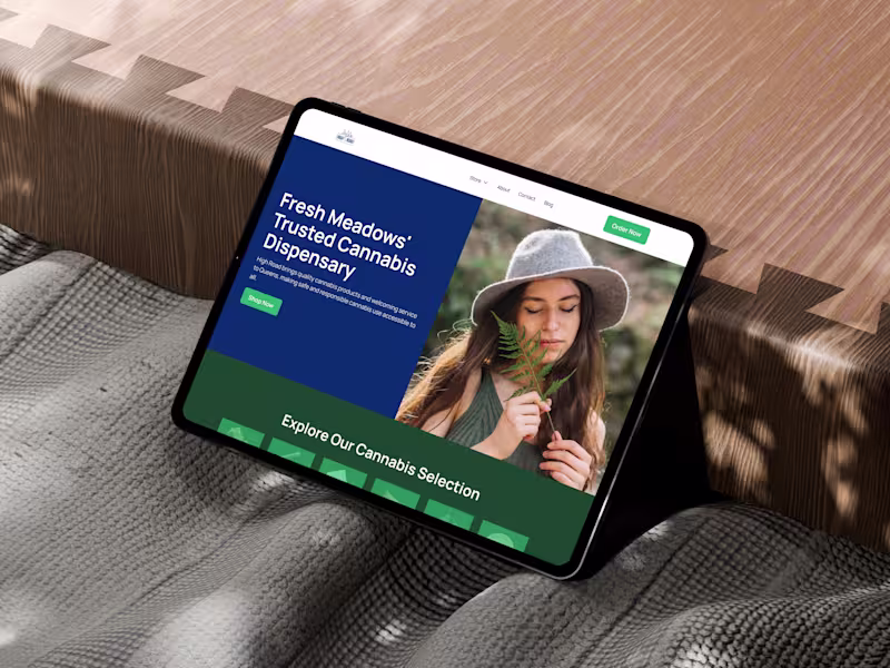 Cover image for Working On High Road Cannabis Dispensary Figma Design Layout