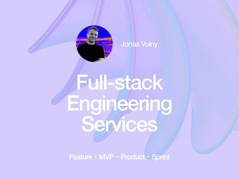Cover image for Full-stack Engineering Services