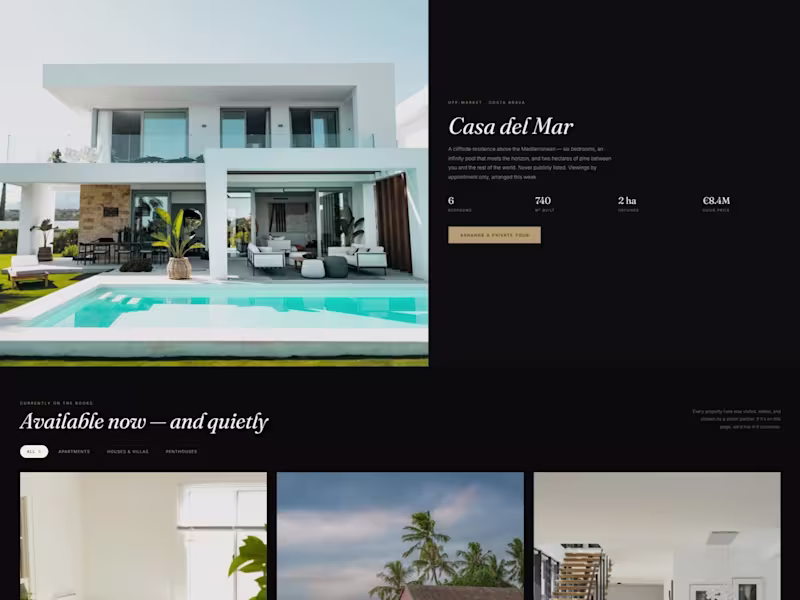 Cover image for Walles — Private Real Estate