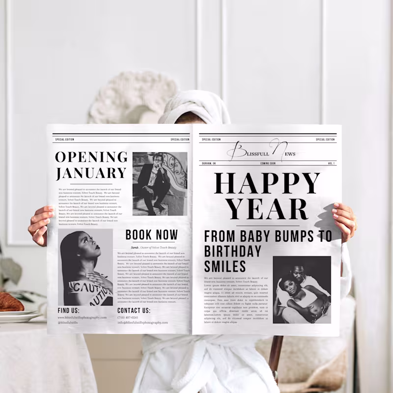 Cover image for New Year campaign for Blissfulstills