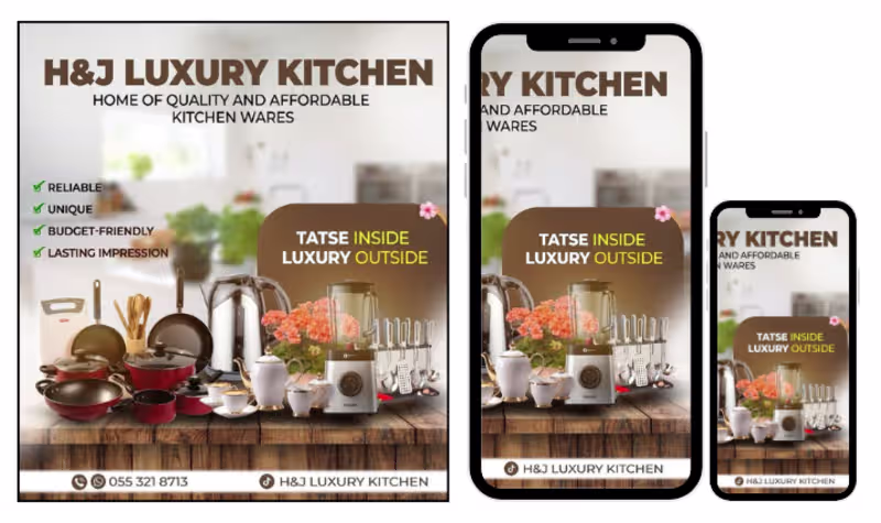 Cover image for Premium Kitchenware Brand Social Media