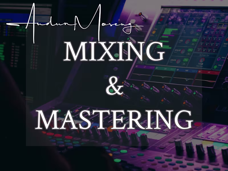 Cover image for Mixing & Mastering | Band | Orchestral | Acoustic