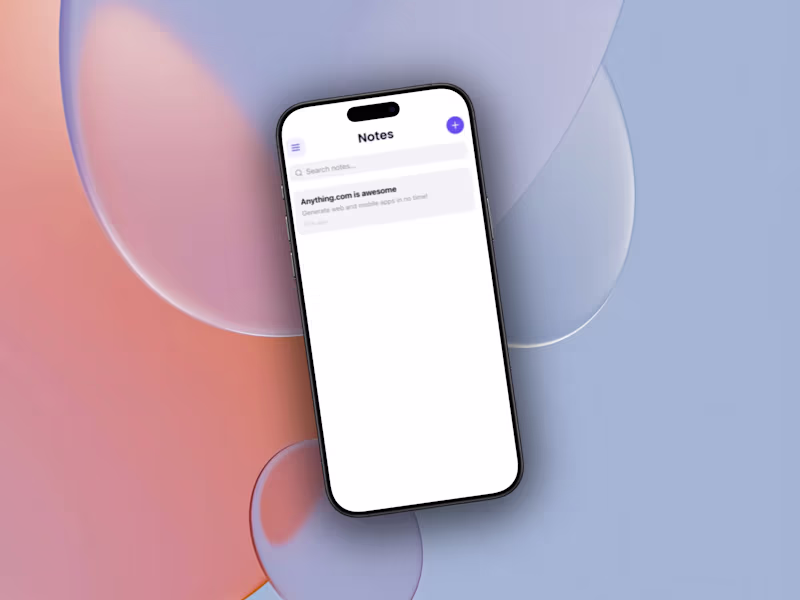 Cover image for Anything.com (https://Anything.com) Note taking app