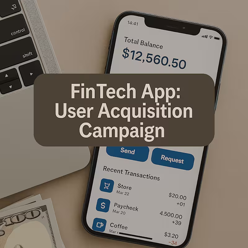 Cover image for FinTech App: User Acquisition Campaign
