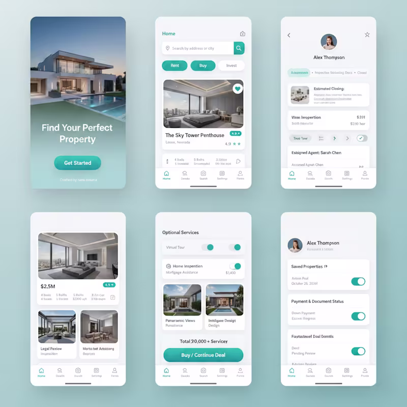 Cover image for Client : Real Estate Visually communicate trust, transparenc...