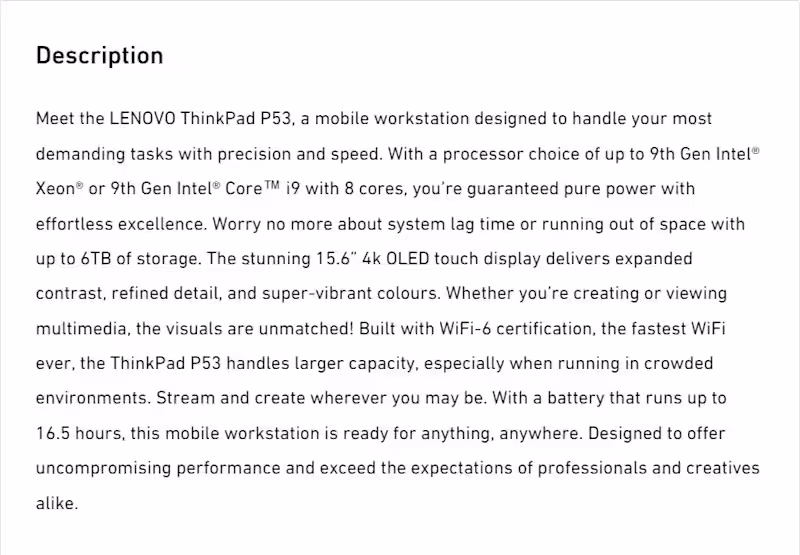Cover image for Tech Product Description Copy