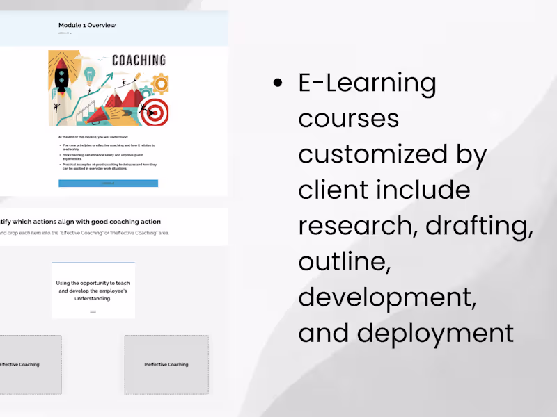 Cover image for E-Learning Course 