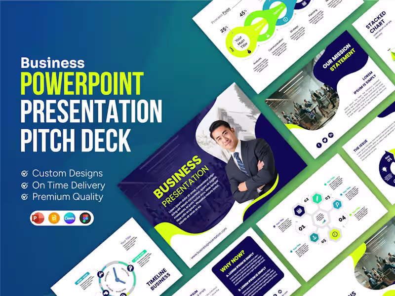 Cover image for I will do powerpoint presentation, pitch deck, google slides
