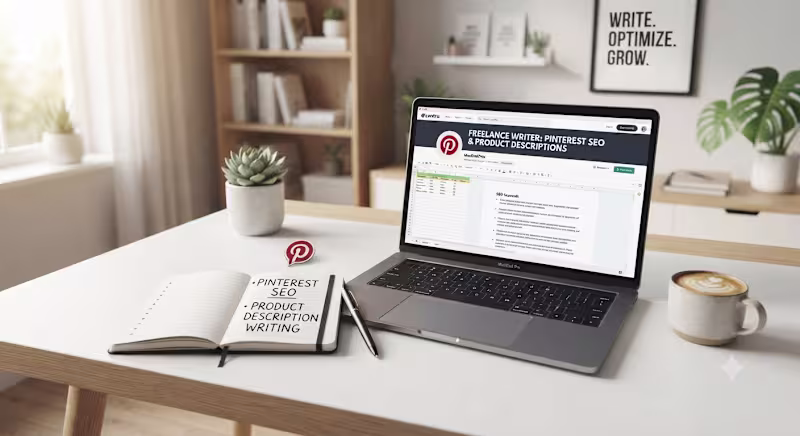 Cover image for Pinterest SEO Titles & Product Description Writing