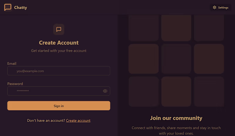 Cover image for Chatty
Real-time MERN chat app with