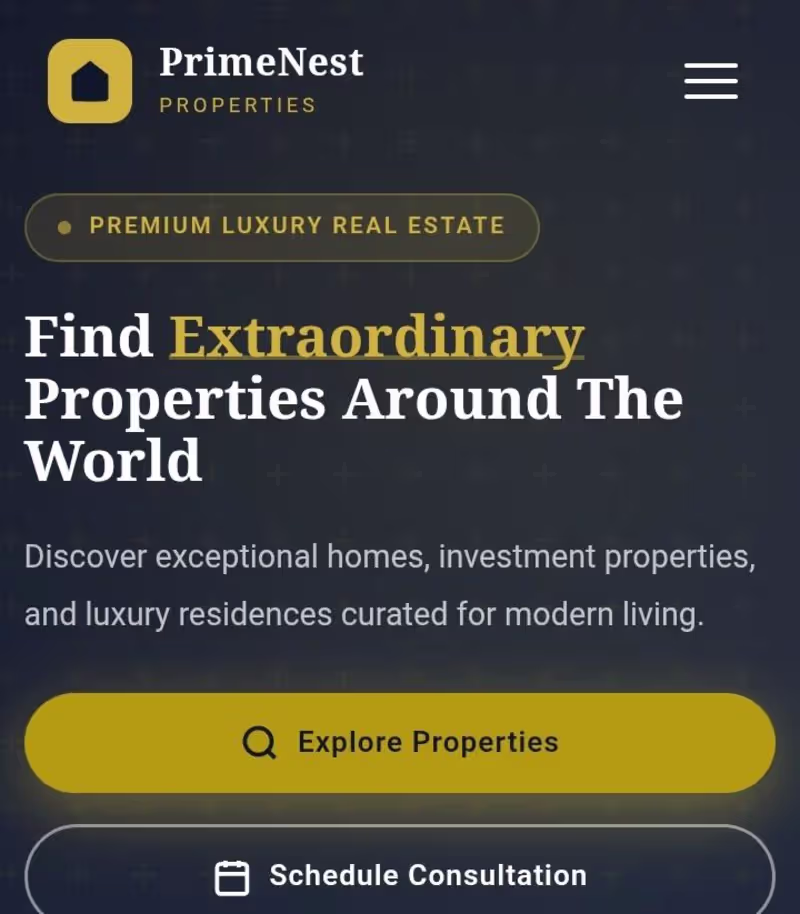 Cover image for I will create a modern real estate website