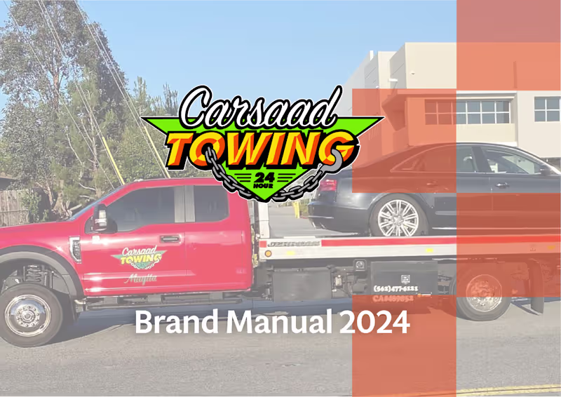 Cover image for Car Towing Services Brand Design.