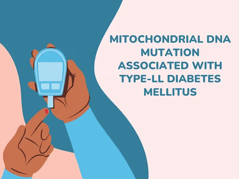 Cover image for Mitochondrial DNA Mutation Associated with Type-ll Diabetes 