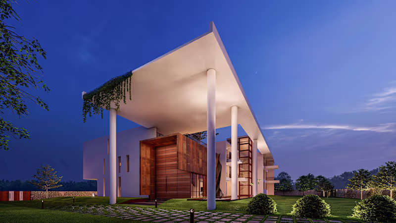 Cover image for Architectural projects with exterior rendering 