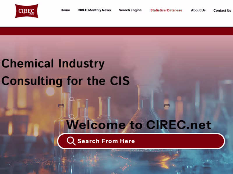 Cover image for CIREC: Chemical Industry Reports & News Hub