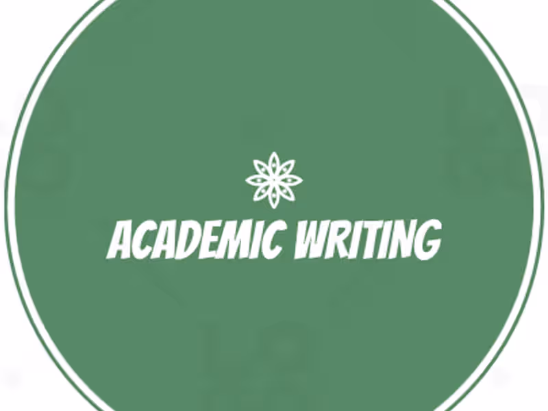 Cover image for Helping you as a student with academic writing project