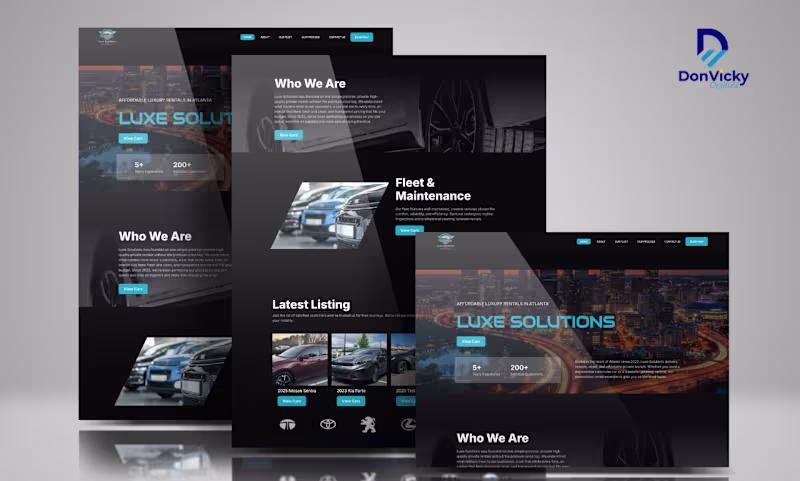 Cover image for The Luxe Solutions project is