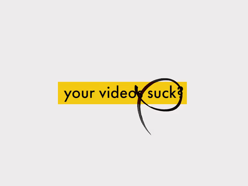 Cover image for Your Videos Deserve Better — Video Editing Showreel