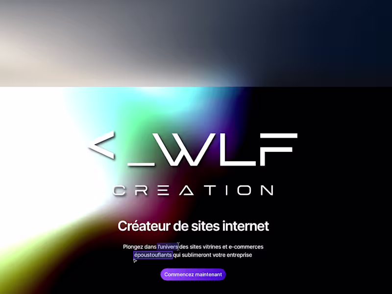 Cover image for <_WLF Creation