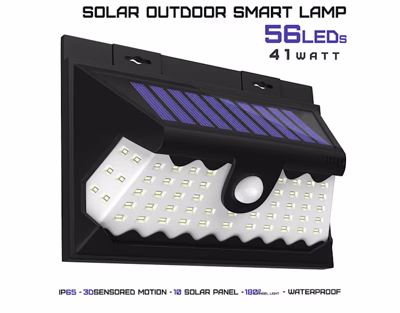 Cover image for 3D design of solar smart lamp