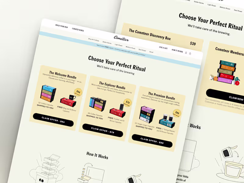 Cover image for Cometeer | Bundle Sections from Figma to Replo