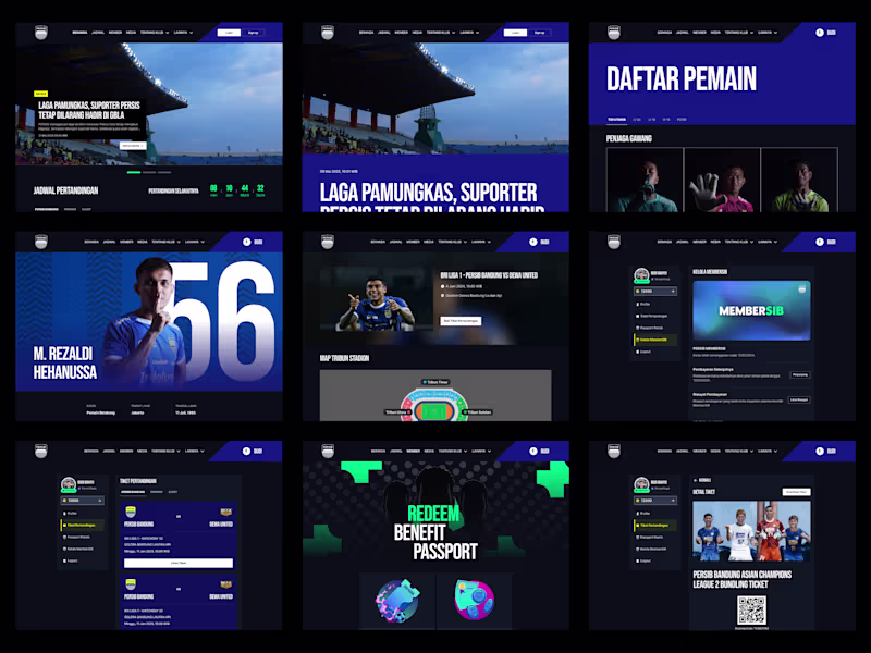 Cover image for PERSIB Website Redesign and Redevelopment